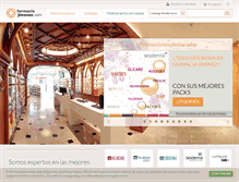 Tablet Screenshot of farmaciajimenez.com